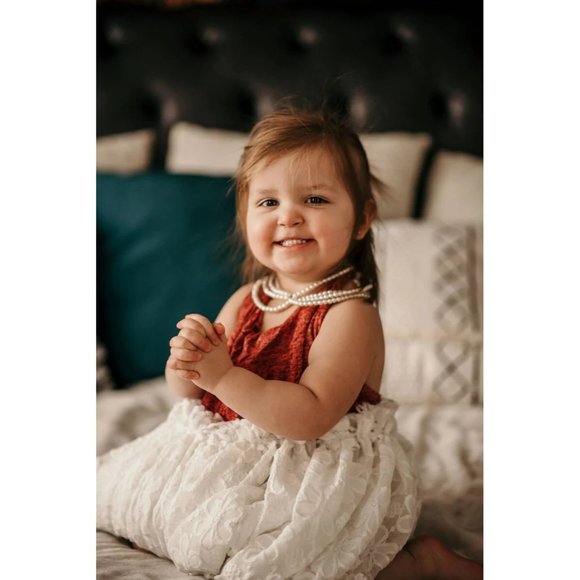 Vintage Princess Style Girls toddler baby lace Flowy, Couture Dress Handmade New - Picture 1 of 3
